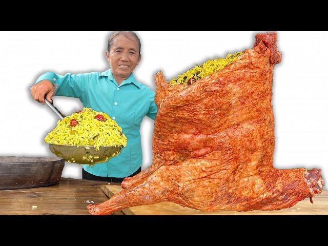 Bà Tân Vlog - Lần Đầu Nướng Nguyên Con Cừu Nhồi Cơm Khổng Lồ Đãi Cả Làng