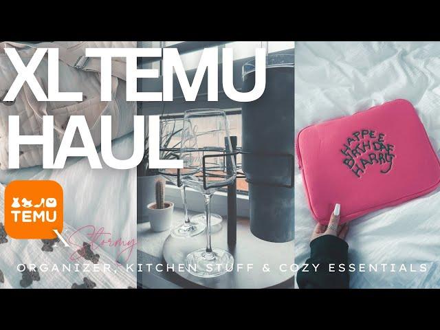 XXL Temu Haul ️: neue Organizer, cozy essentials für den Winter & kitchen stuff | Stormynxghts