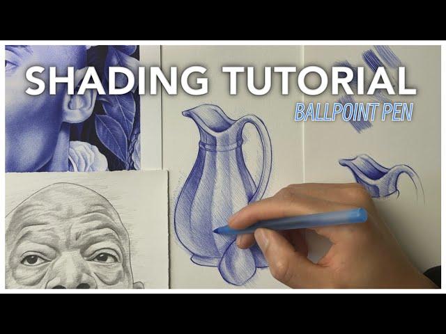 How to Shade with a Ballpoint Pen | Hatching Technique Explained