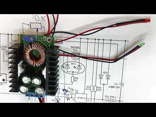 Делаем регулировку тока от ноля, с индикацией ограничений, на преобразователе DC-DC Step Down.