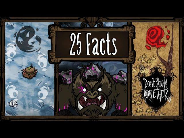 25 Facts, Tips and Trivia! [Don't Starve Together]