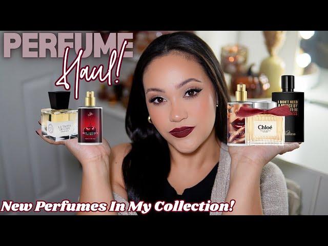 FALL PERFUME HAUL! NEW PERFUMES IN MY PERFUME COLLECTION! AFFORDABLE, DESIGNER & NICHE | AMY GLAM