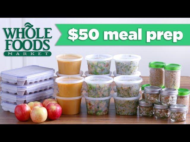 $50 Whole Foods Meal Prep Budget Challenge! - Mind Over Munch