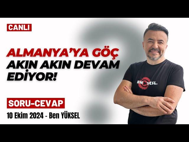  ALMANYA'YA GÖÇ HIZ KESMEKSİZİN DEVAM EDİYOR! Soru-cevap canlı yayın @benyuxel