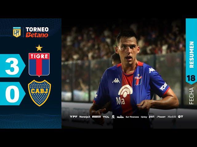 TIGRE 3 - 0 BOCA I Resumen del partido | #TorneoBetano 2024