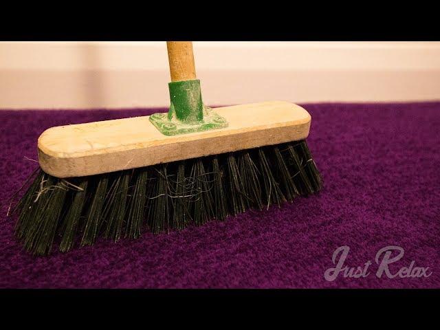 ASMR Carpet Brushing 3 Hours of Intense Brush Sounds Hard Bristled Sweeping Close Up to Microphone