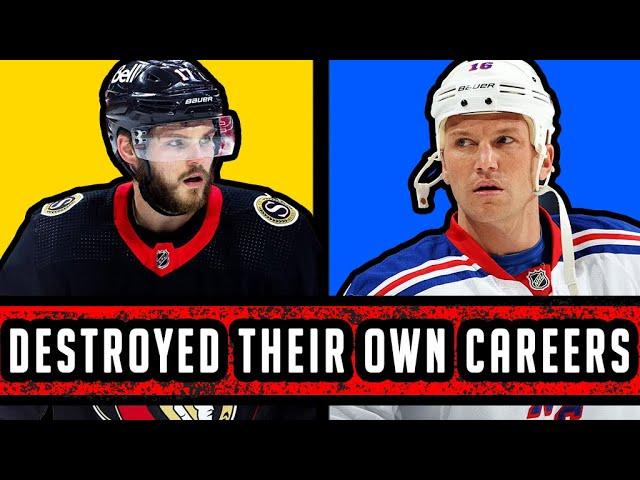 NHL/Players Who DESTROYED Their OWN Careers