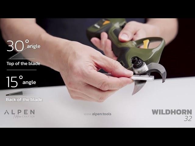 ALPEN Wildhorn 32 - Blade sharpening