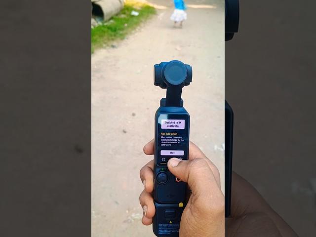 Auto face detects Dji osmo pocket 3 - Powerful Camera under 50K #dji #djiosmopocket3 #actioncamera