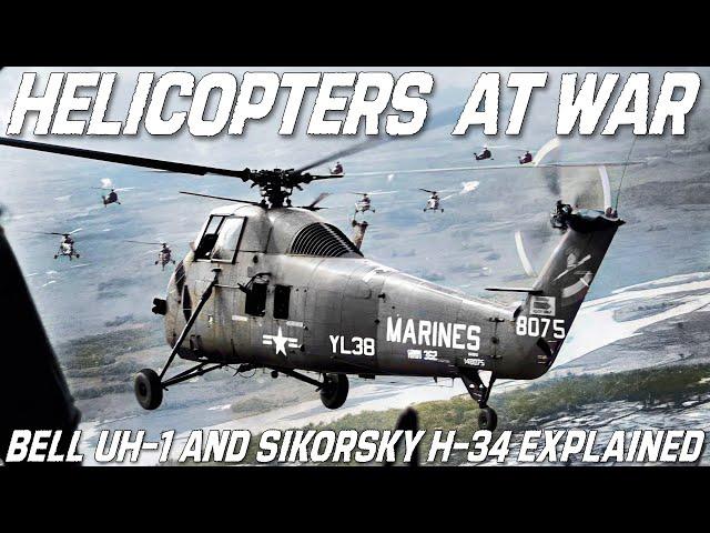 Helicopters At War. Sikorsky H-34 And Bell UH-1 | Listen To Hero And Medal of Honor Patrick Brady