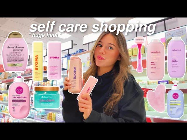 let’s go self care + hygiene shopping for essentials *huge haul*