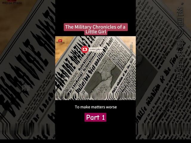 Part-1/ The Military Chronicles of a little Girl #trending #animation #story #cartoon