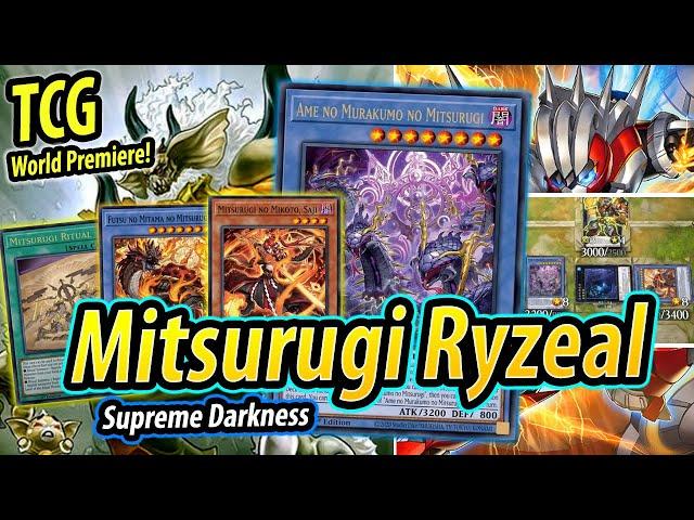 Mitsurugi Ryzeal DECK TESTING | TCG World Premiere (Supreme Darkness)