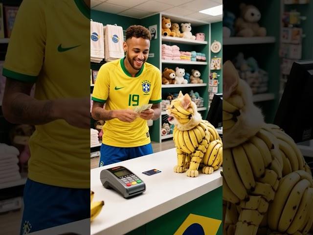 Ronaldo earns money to raise a GIANT MOUSE to fight Messi and Neymar #ronaldo #messi #neymar