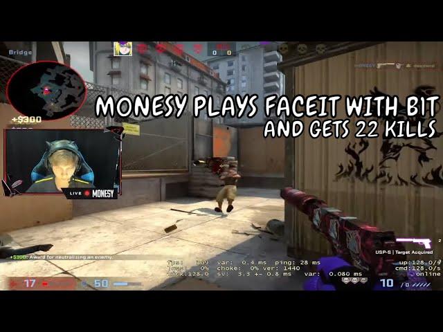 m0nesy plays faceit on overpass with b1t!