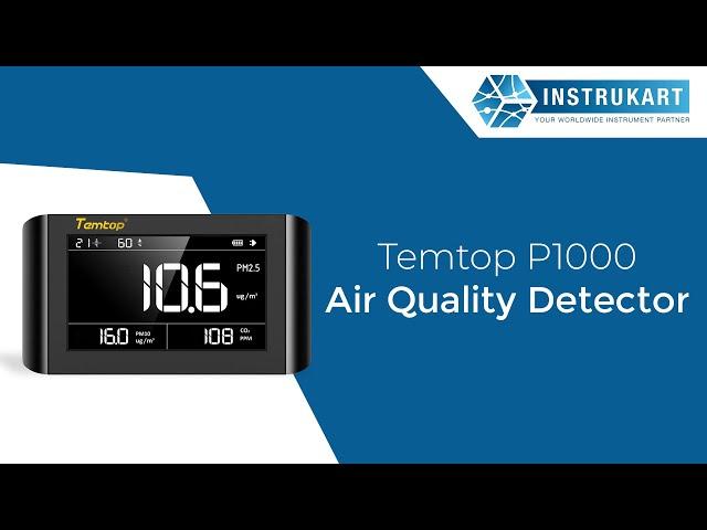 Temtop P1000 Air Quality Detector | IAQ Monitor| Instrukart