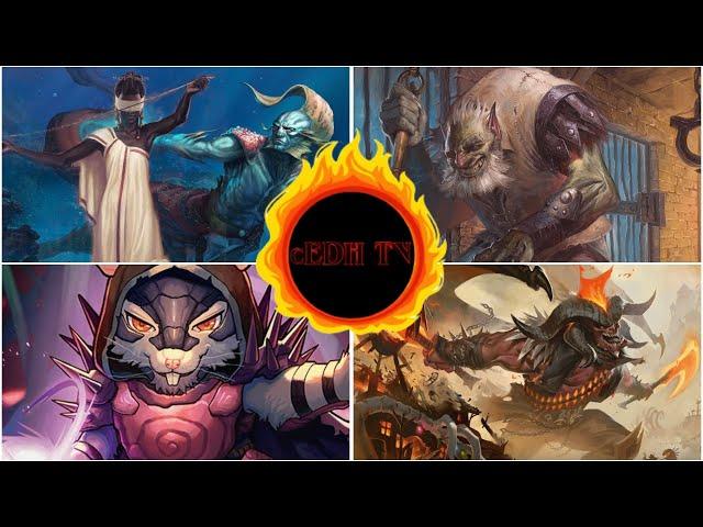 Grenzo dungeon warden vs Rakdos vs Vren vs tymna & Thrasios cEDH Gameplay