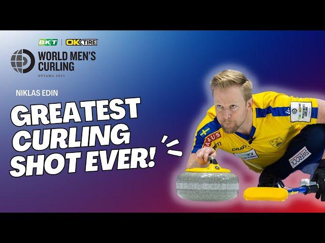 Niklas Edin Greatest Curling Shot EVER!