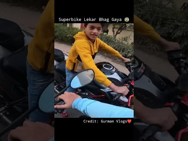 10 Lakh Ki Superbike Lekar Bhag Gaya  #shorts #ytshorts #bike #rider #z900