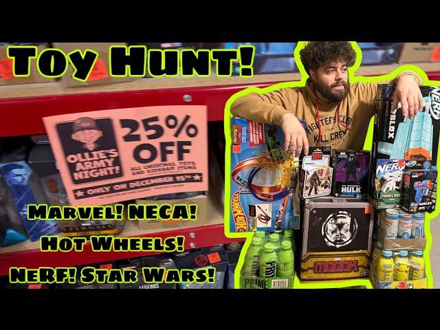 Toy Hunt: Ollies Army Night! Marvel Legends 25% off! Nerf! Star Wars! Hot Wheels! Roblox! NECA TMNT!