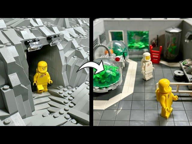 Moon finally colonized! Underground Lab... - LEGO Moon Base Update