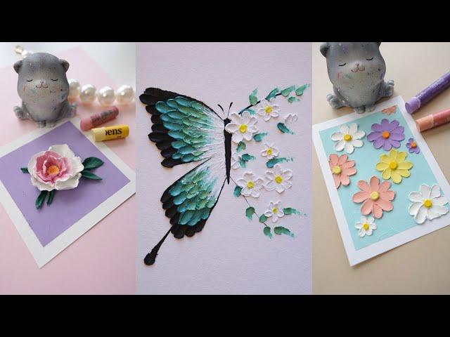 Satisfying Oil Pastel 3D Art Ideas | Relaxing Art Videos