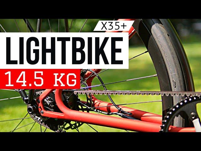 14.5kg Leichtes URWAHN Stadtfuchs eBike mit Riemenantrieb & MAHLE Motor