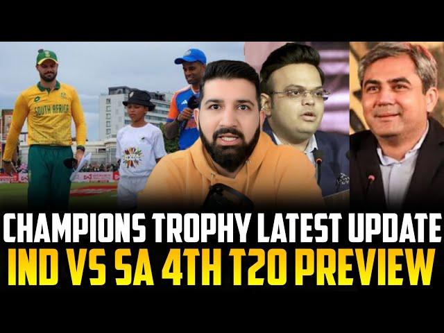 Latest Champions Trophy 2025 updates | India vs SA 4rth T20I today