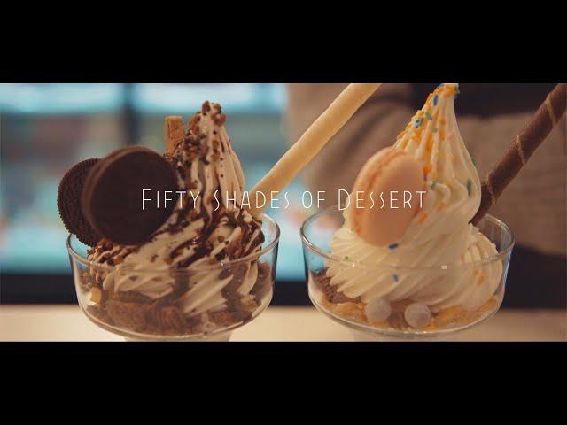 Fifty shades of Dessert | Aesthetic dessert cafe vlog | Cakes, Parfait, Coffee‍️‍️ | ASMR