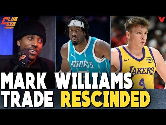 Jeff Teague KNEW Mark Williams-Dalton Knecht Lakers trade was fishy, Hornets hiding something