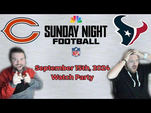 Chicago Bears vs Houston Texans Sunday Night Football Watch Party | NFL