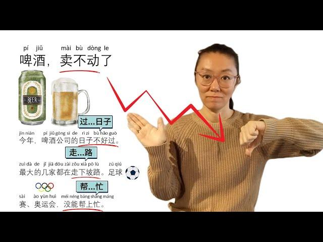 说中国，学中文 (#3): 啤酒，卖不动了 Beer isn't selling!