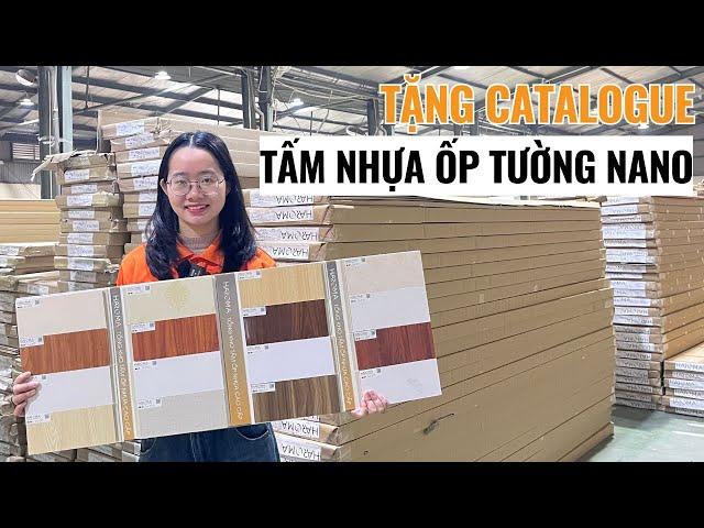 Tổng kho tấm nhựa ốp tường trần sàn Haroma tặng Catalogue | Tặng catalouge tấm ốp tường nano Haroma