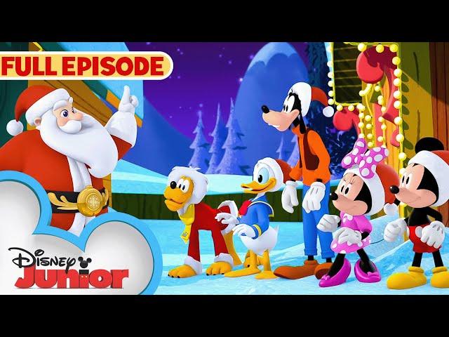 Mickey Mouse Funhouse Holiday Full Episode | Santa's Crash Landing | S2 E26 | @disneyjr​