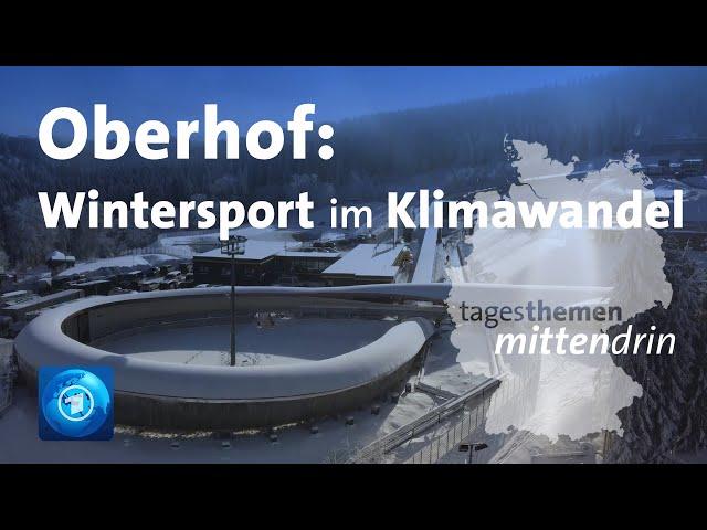 Oberhof: Wintersport in Zeiten des Klimawandels | tagesthemen mittendrin