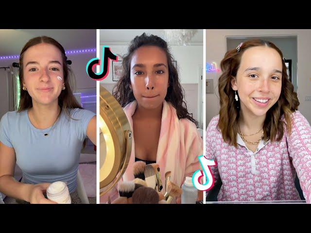 Makeup Tutorial Tiktok Compilation - GRWM  ( Get Ready With Me ) ️(Skincare, Makeup, Outfits) 1466