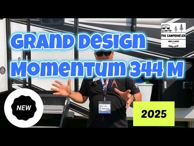 Grand Design Momentum 344M  - A Residential Feel Toy Hauler!