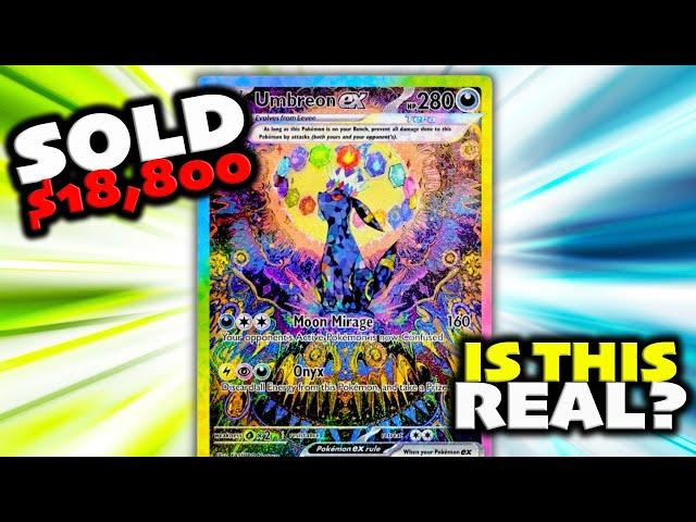 SOLD for $18,800?!?! Pokémon’s Prismatic Evolutions New Umbreon