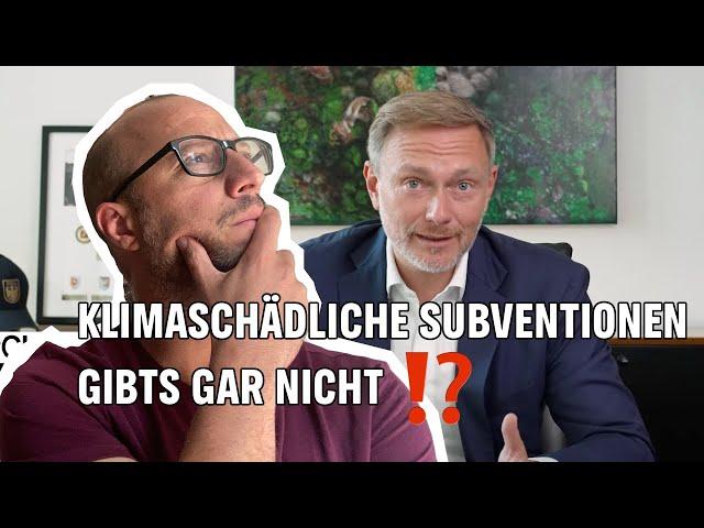 Greenpeace Reaction auf Christian Lindner! Klimaschädliche Subventionen nur Mythen?!