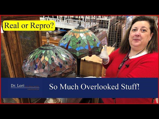 Best Finds Yet! Prints, World Globe, Victorian & Mission Furniture, Lamps - Thrift with Me Dr. Lori