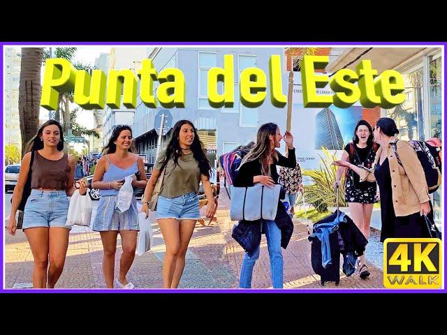 【4K】WALK PUNTA del ESTE Uruguay SLOW TV 4k video TRAVEL Vlog