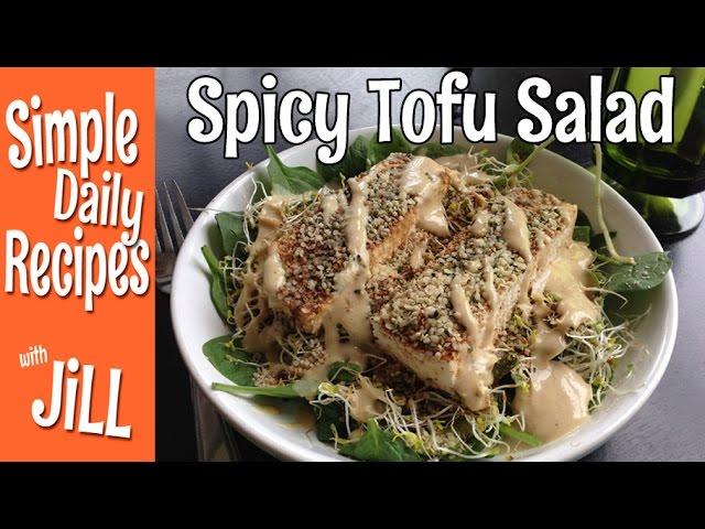 Spicy Tofu Salad, My Go-To Late Lunch