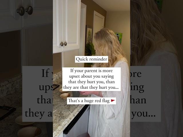 Does your parent get defensive when you try to express how their actions affected you?