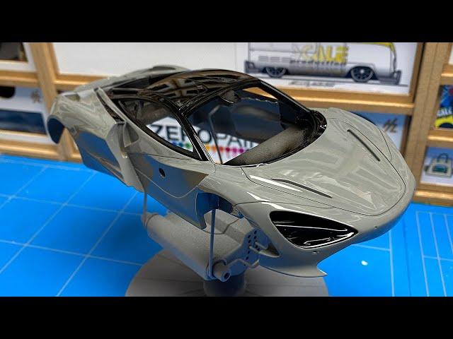 Building a Alpha Model Mclaren 720S Part 1 Paint & Bodywork