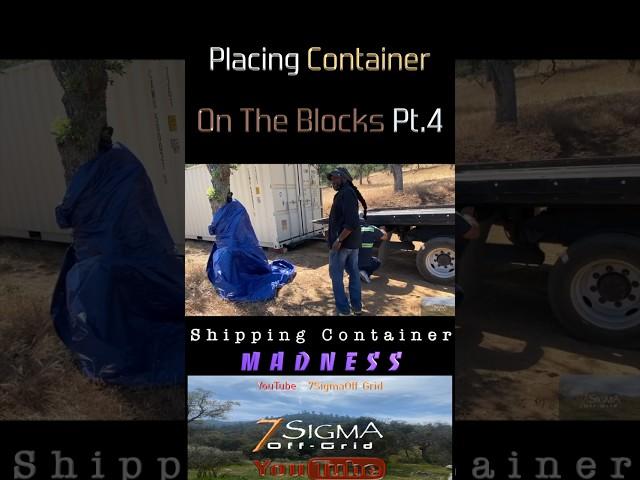 Container NOT Level  #offgrid #mountainliving #homestead #offgridliving #adventure #blackfarmers