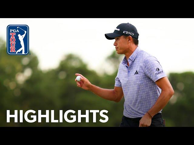 Collin Morikawa shoots 8-under 63 | Round 2 | TOUR Championship