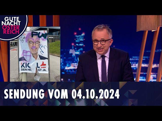 Gute Nacht Österreich mit Peter Klien vom 04.10.2024