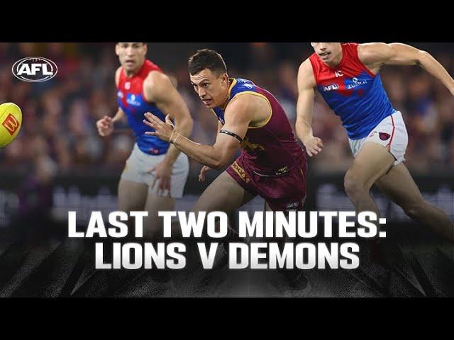 Last Two Minutes: Brisbane v Melbourne | Round 16, 2024 | AFL