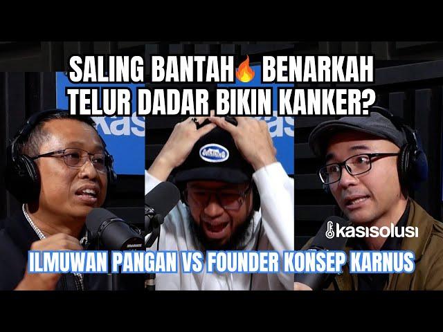 TERNYATA TELUR DADAR BIKIN KANKER & DIABETES⁉️DEBAT ILMUWAN PANGAN FELIX VS FOUNDER KONSEP KARNUS