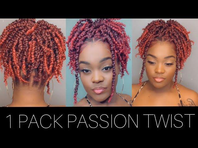 HOW TO: 30 MINUTE SHORT PASSION TWISTS | Passion Twist Crochet Hairstyles |Tatiaunna